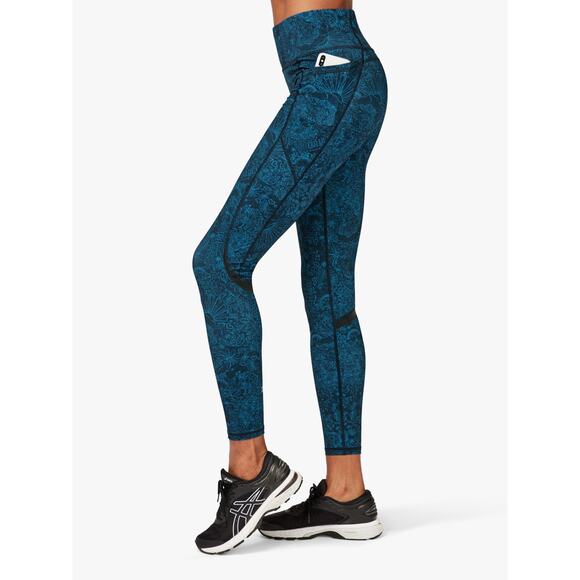Beetle Blue Fearne Cotton x Sweaty Betty The Zero Gravity 7/8 Leggings XXS - Picture 1 of 8